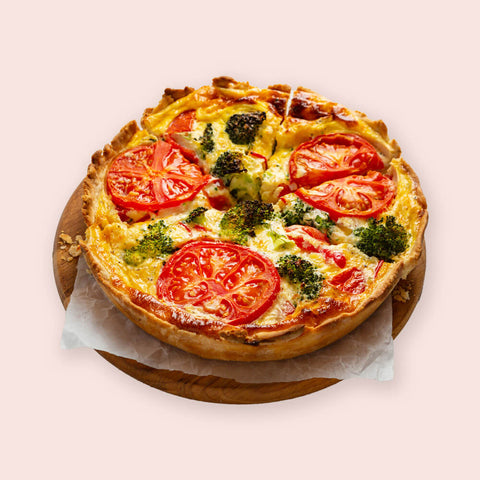 Vegetarische Quiche - heute bestellen, morgen im Café Adeli in Köln abholen